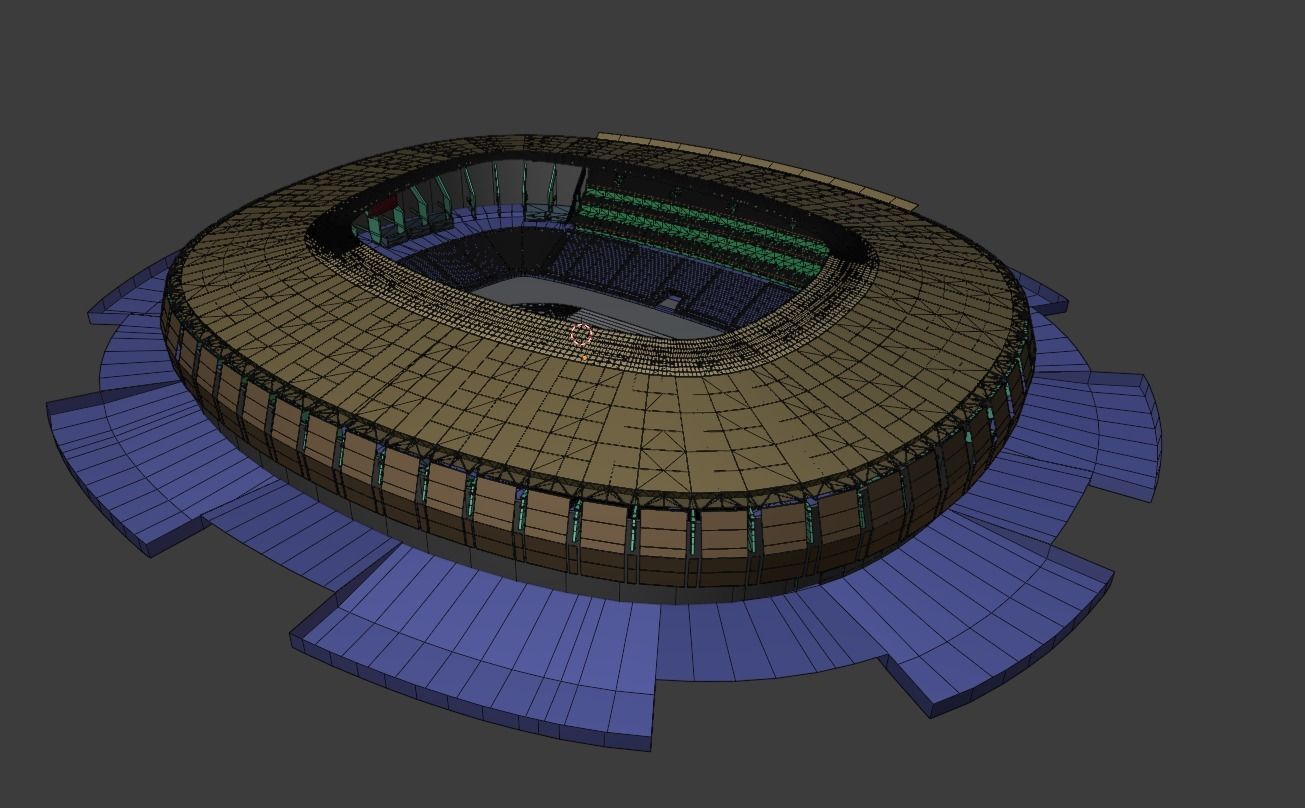 Olympics Prop and Assets Low-poly 3D model_12