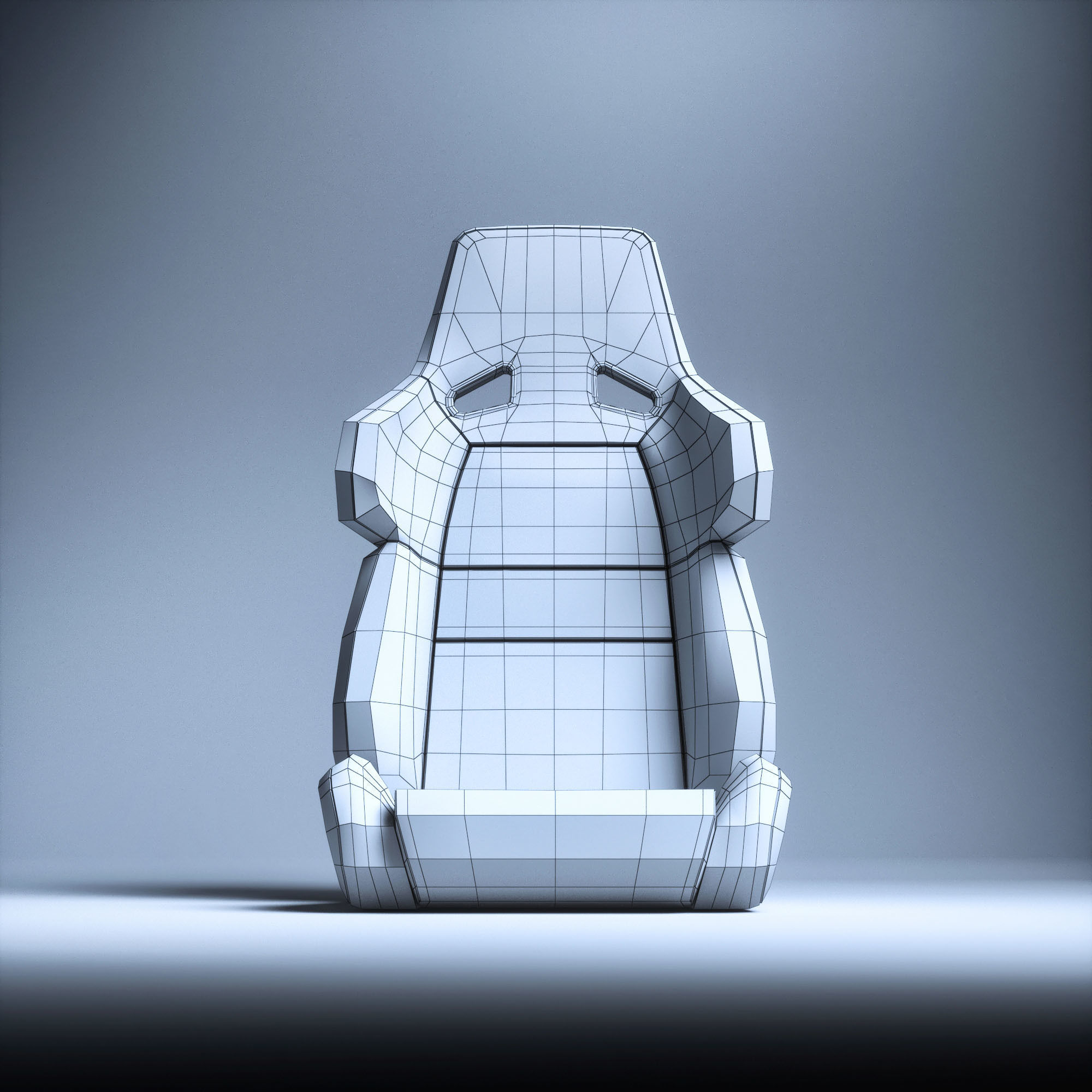 RECARO A8 Low-poly 3D model_21