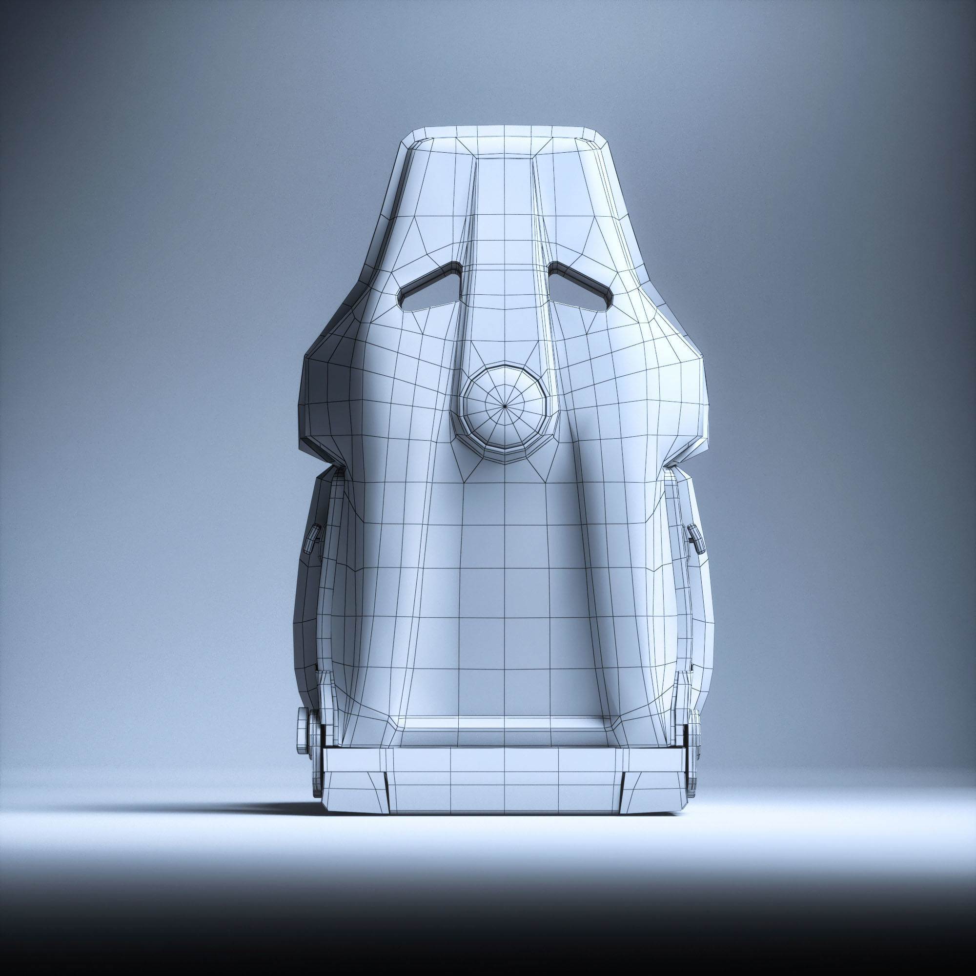 RECARO A8 Low-poly 3D model_22