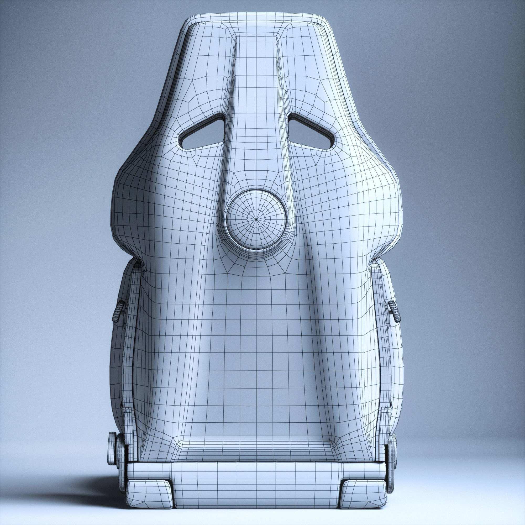 RECARO A8 Low-poly 3D model_7