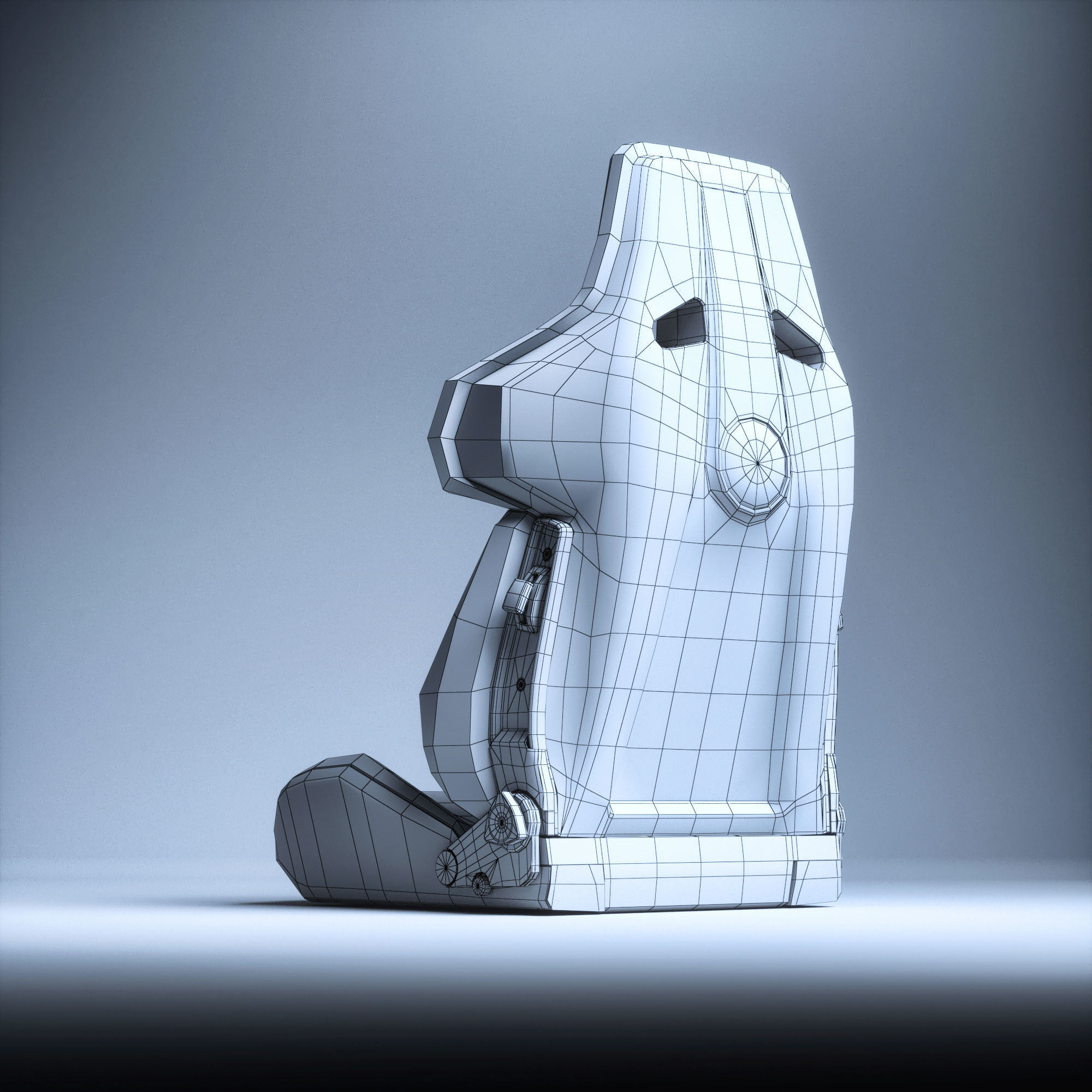 RECARO A8 Low-poly 3D model_20