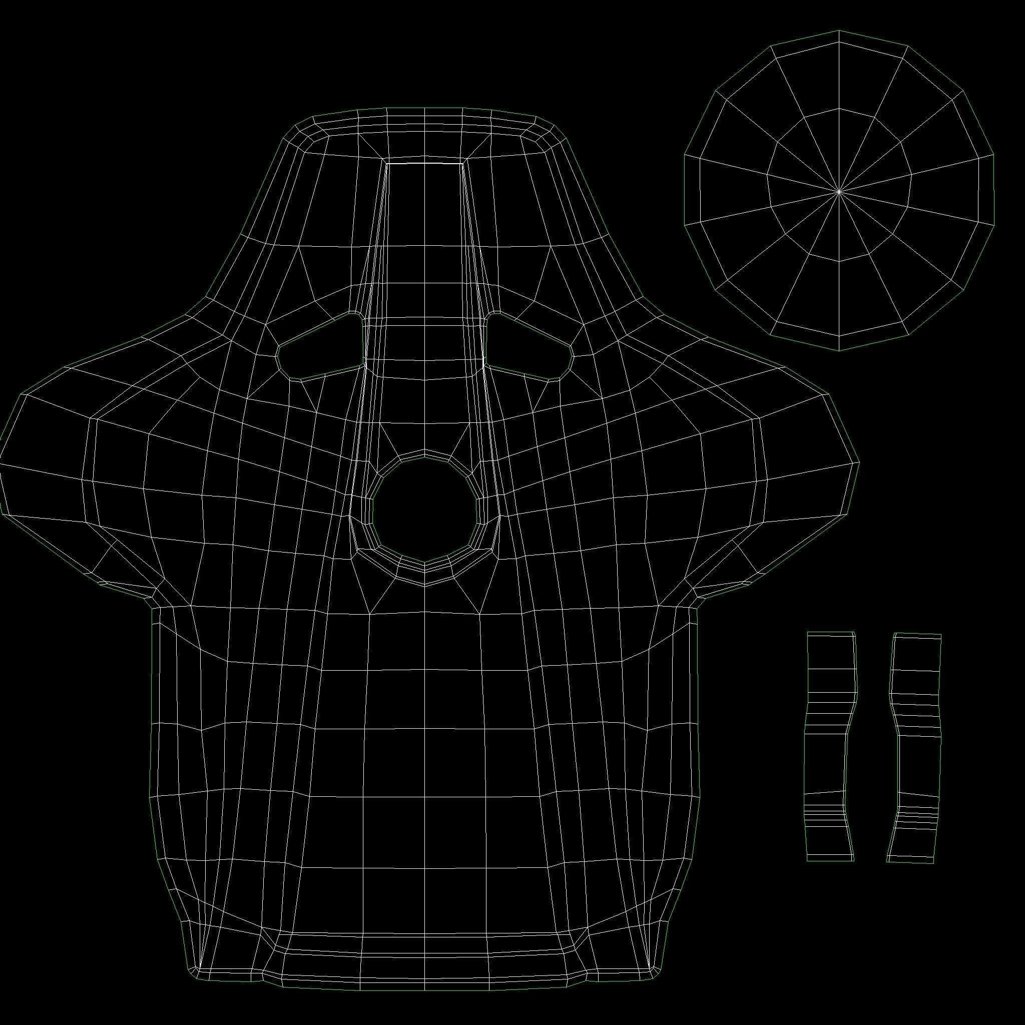 RECARO A8 Low-poly 3D model_31