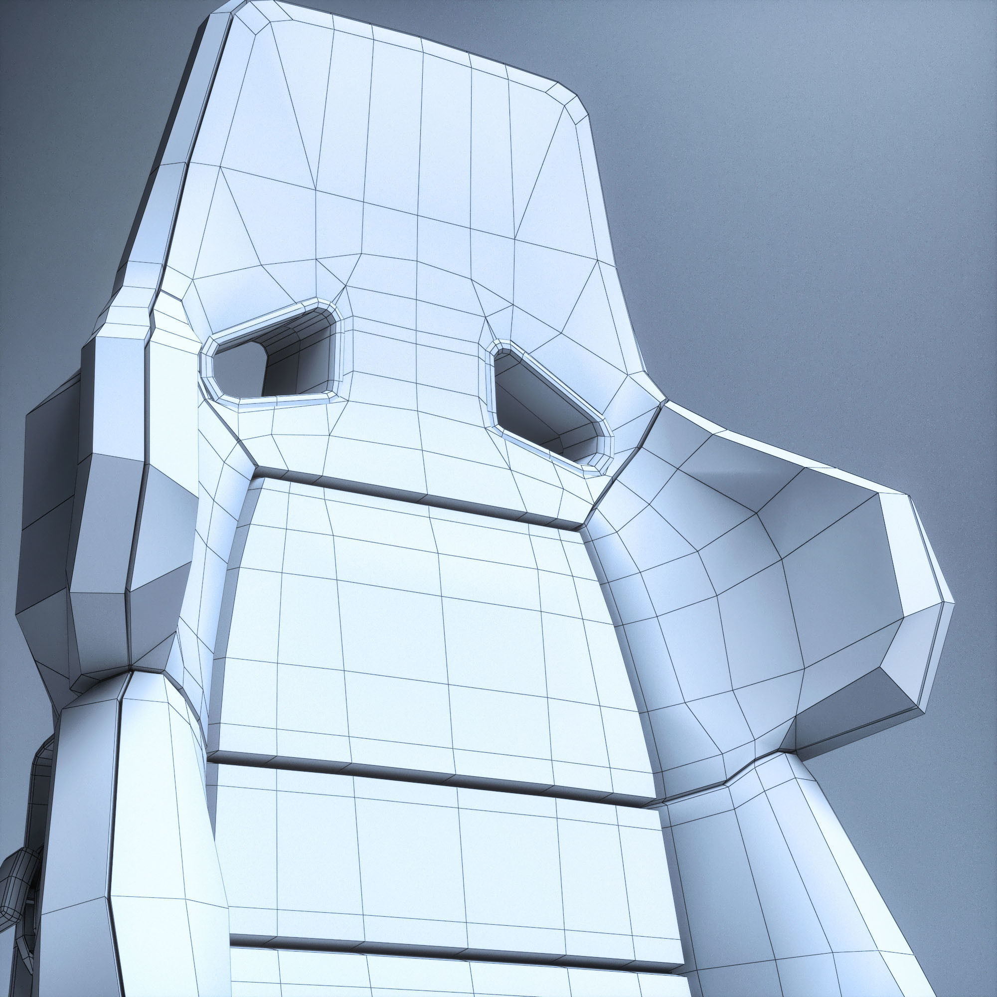 RECARO A8 Low-poly 3D model_25