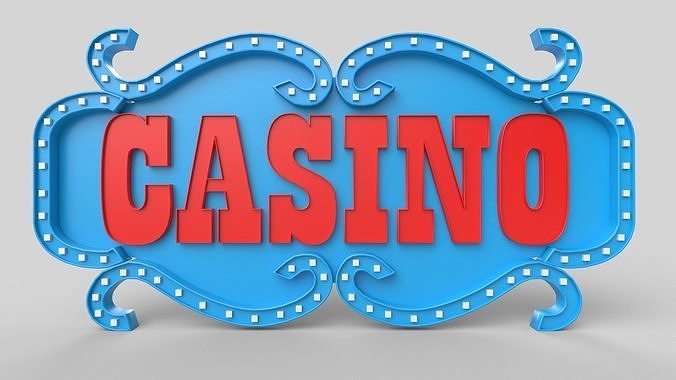 Casino board Low-poly 3D model