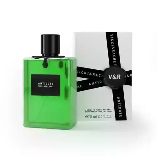 Cosmetics bottle of war eau de toilette 3D model