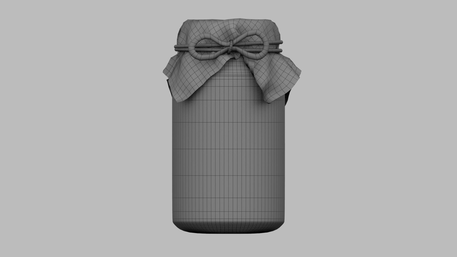 Mason Jar Free 3D model_4