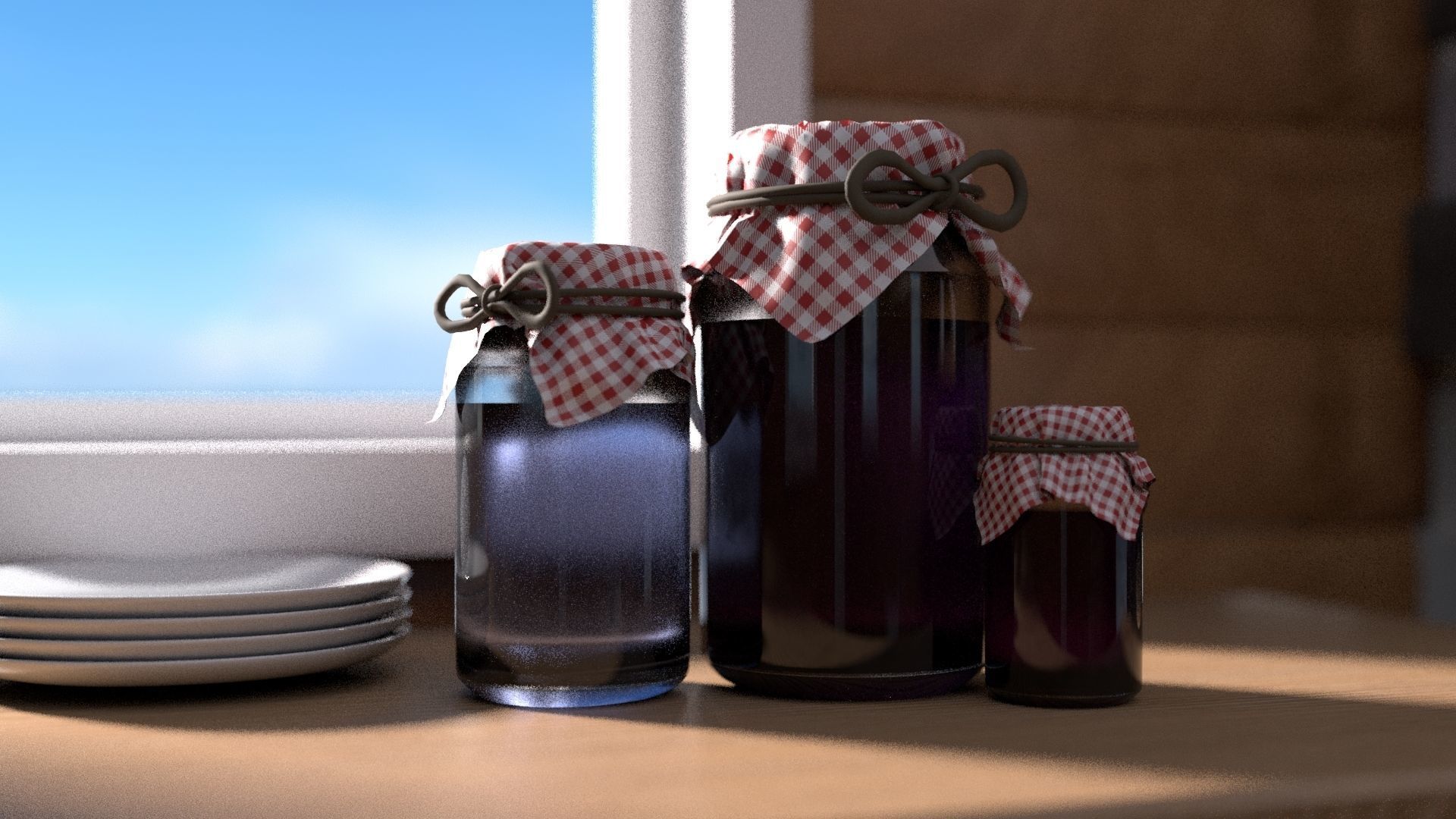 Mason Jar Free 3D model_2