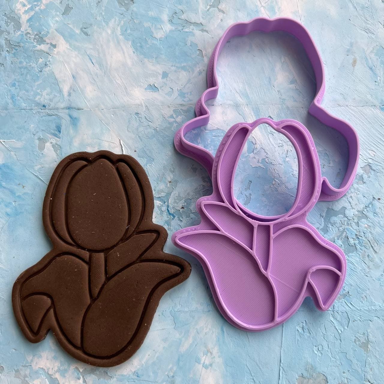 Tulip Cookie Cutter 3D print model_1