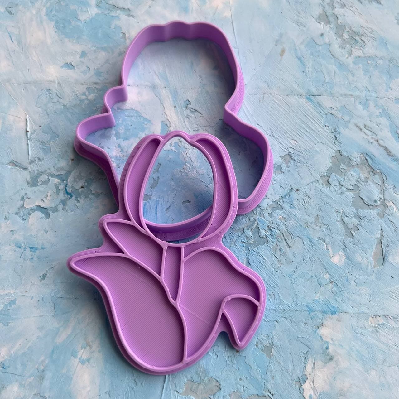 Tulip Cookie Cutter 3D print model_5