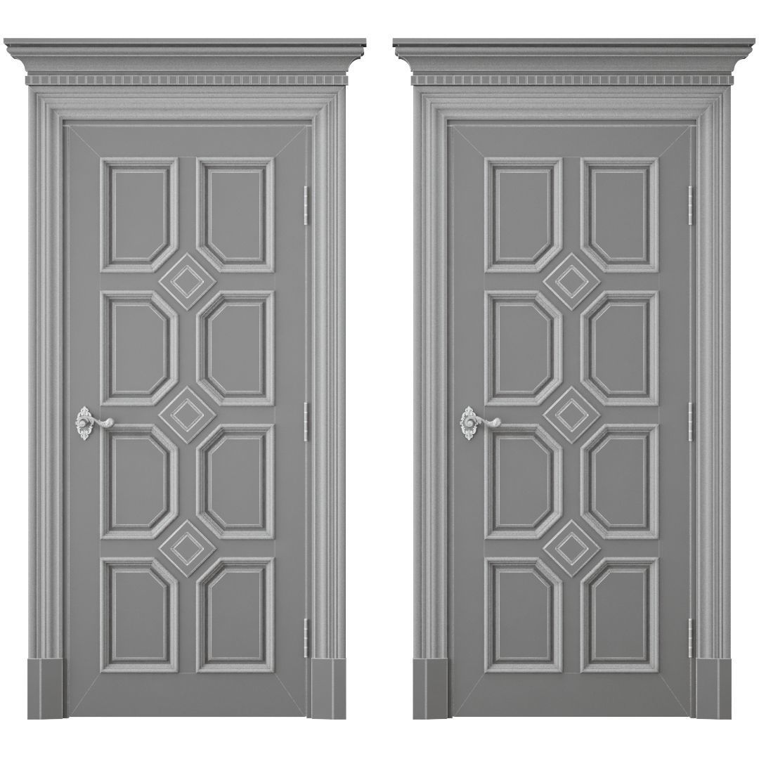 Door 437 3D model_3
