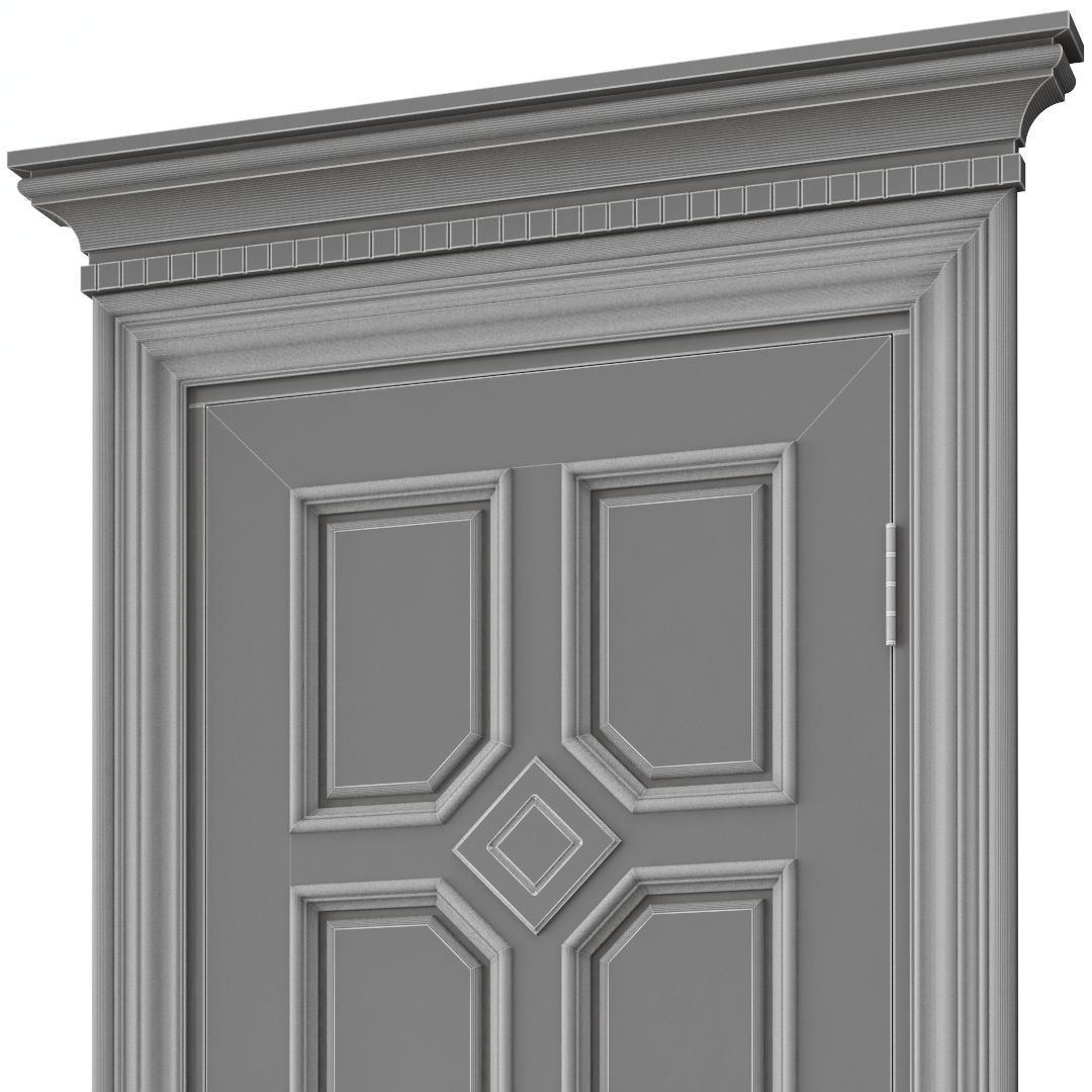 Door 437 3D model_4