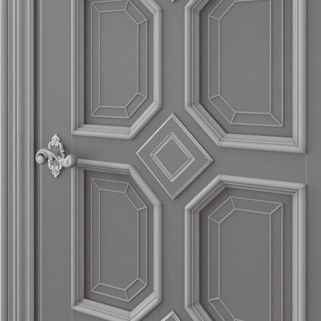 Door 437 3D model_5
