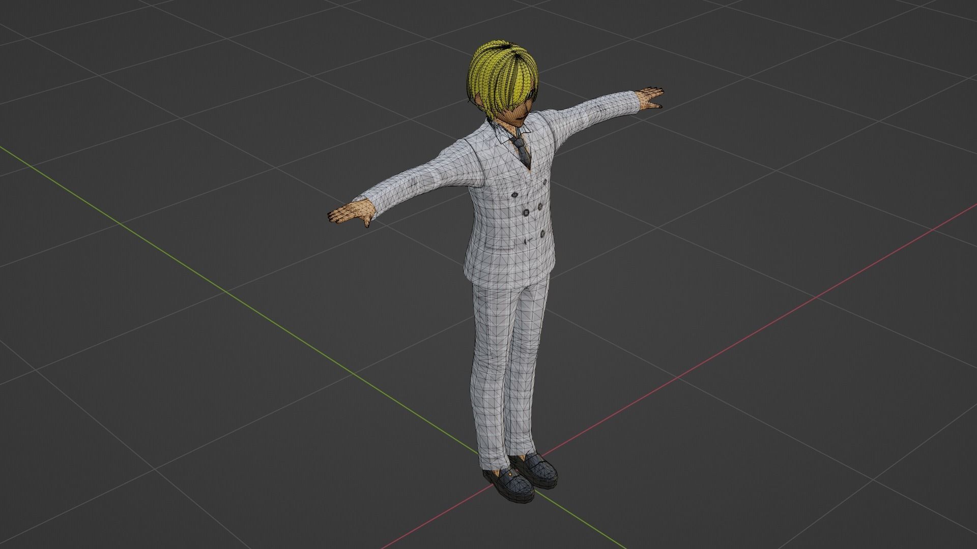 J-Hope - BTS Low-poly 3D model_6