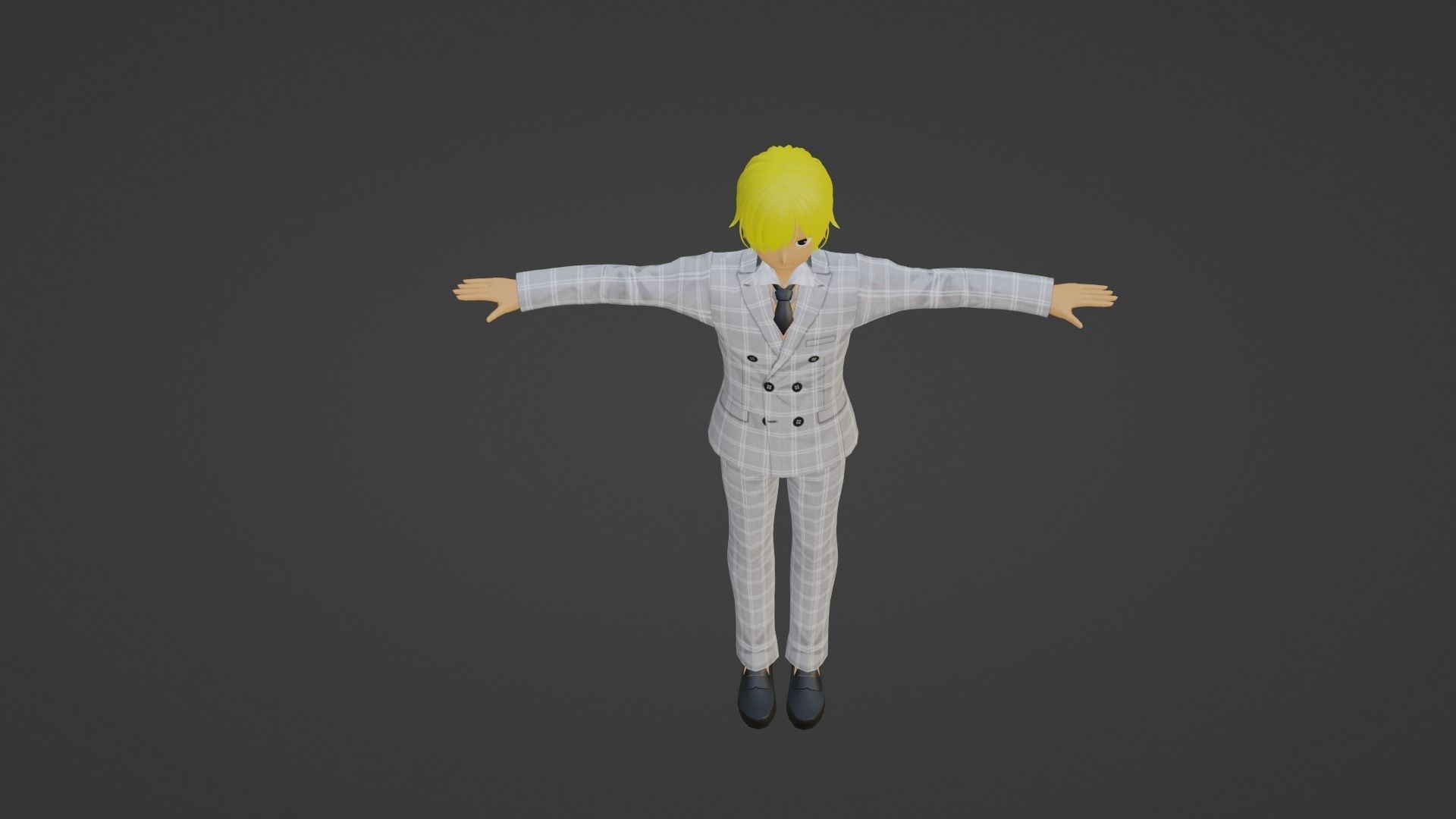 J-Hope - BTS Low-poly 3D model_5