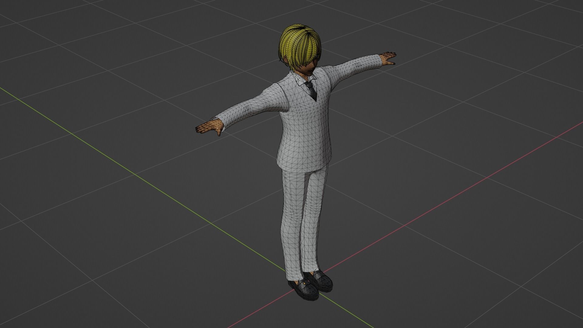 J-Hope - BTS Low-poly 3D model_7