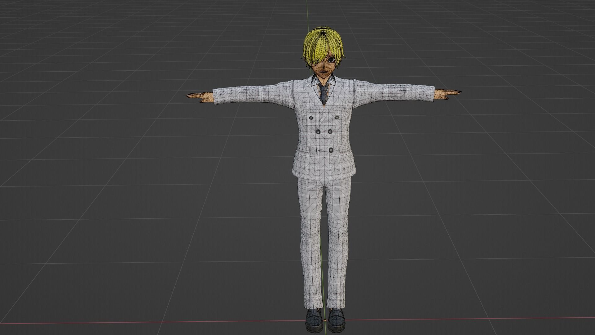 J-Hope - BTS Low-poly 3D model_8