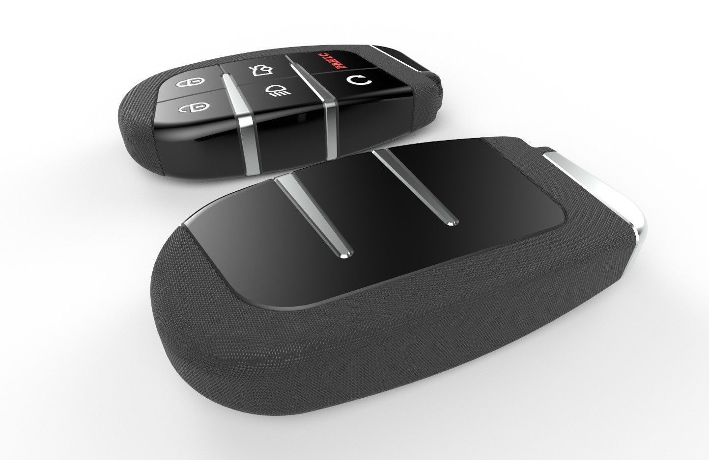 Car key Model 12 Low-poly 3D model_28