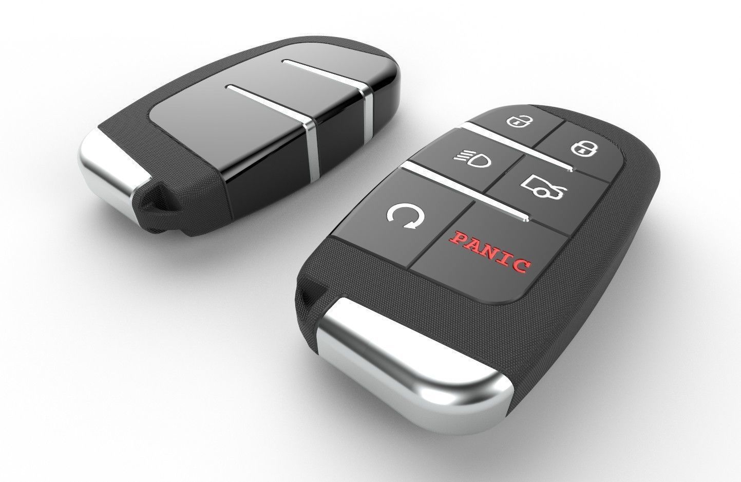 Car key Model 12 Low-poly 3D model_22