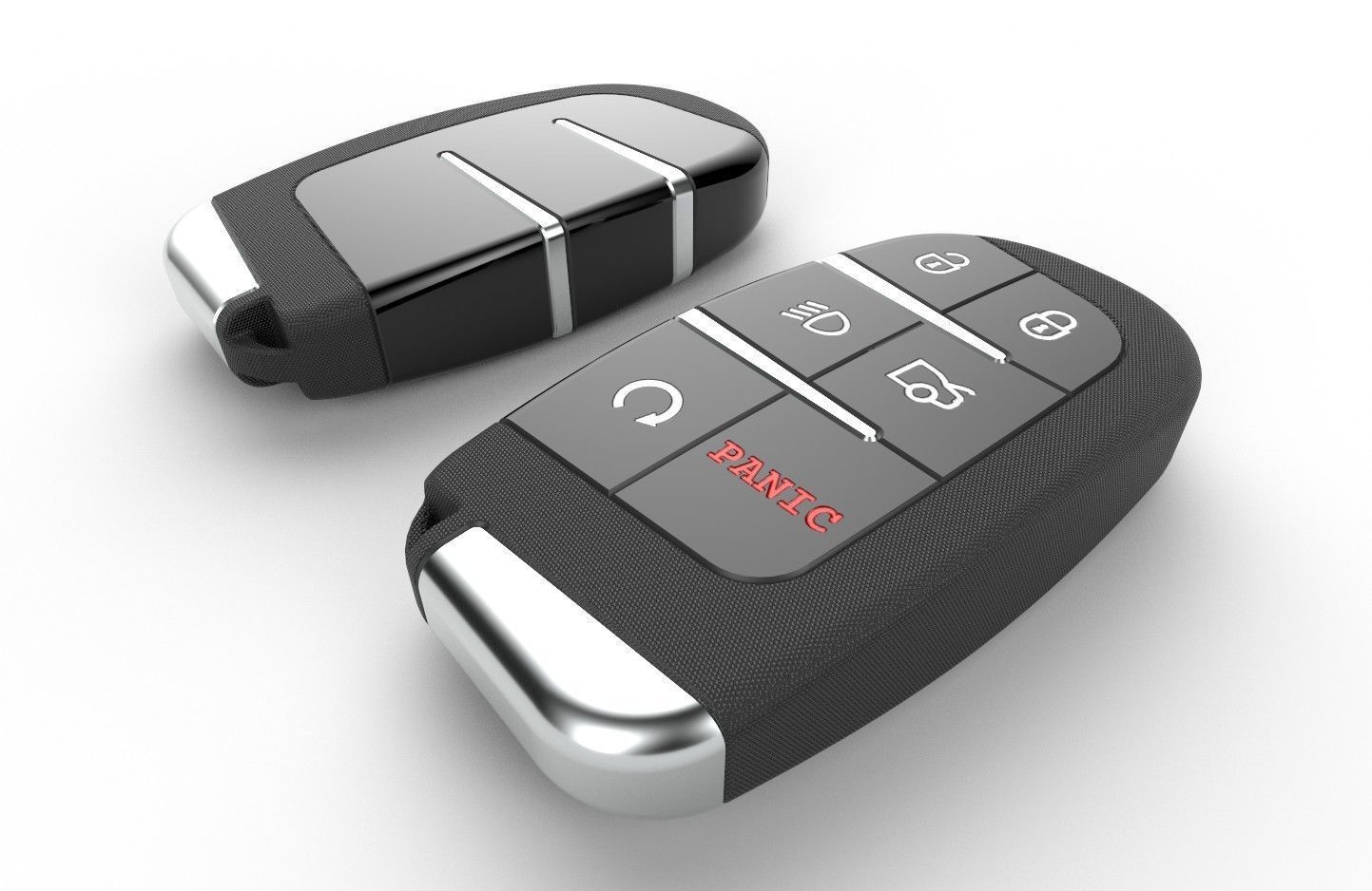 Car key Model 12 Low-poly 3D model_26