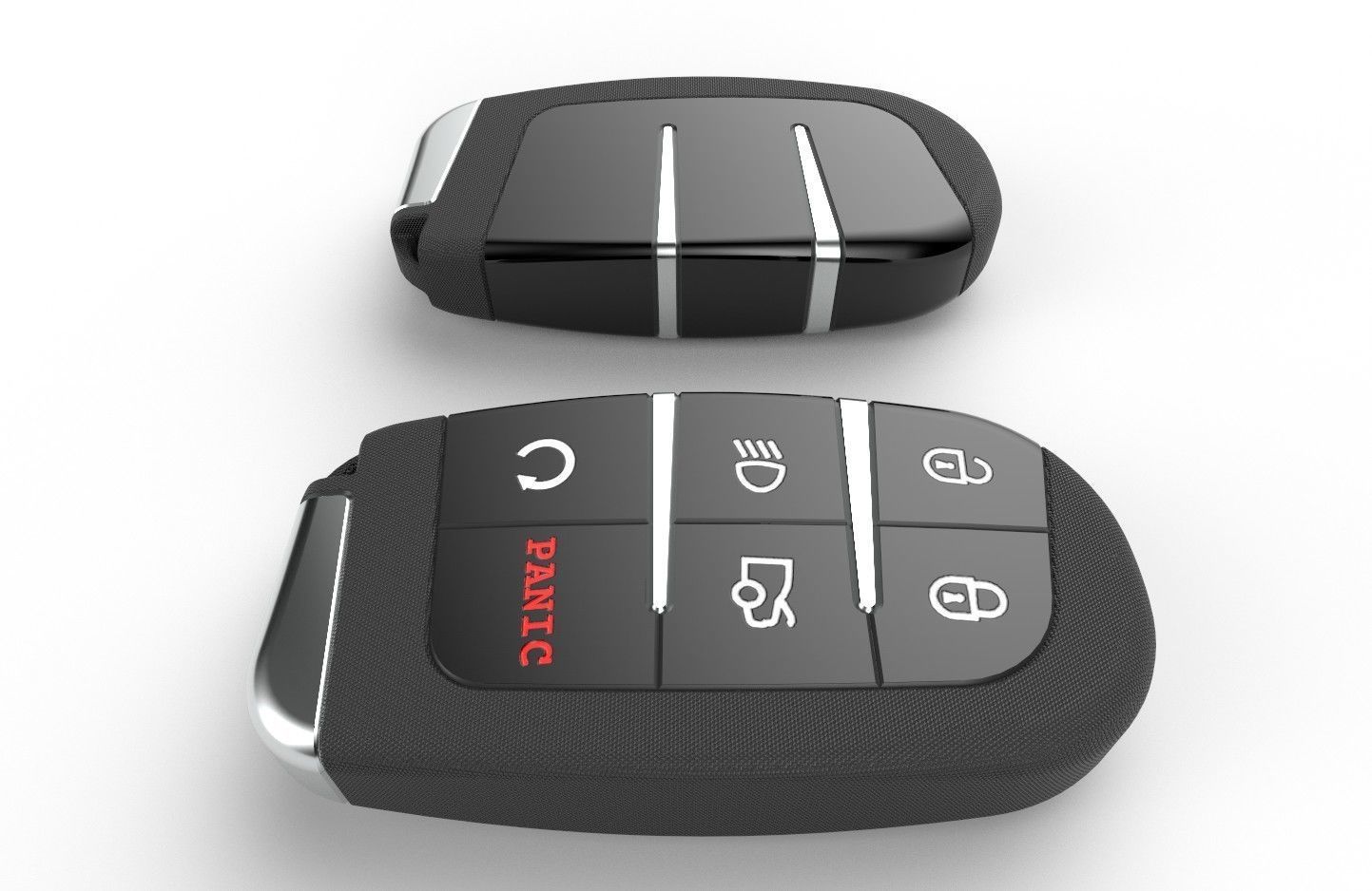 Car key Model 12 Low-poly 3D model_7
