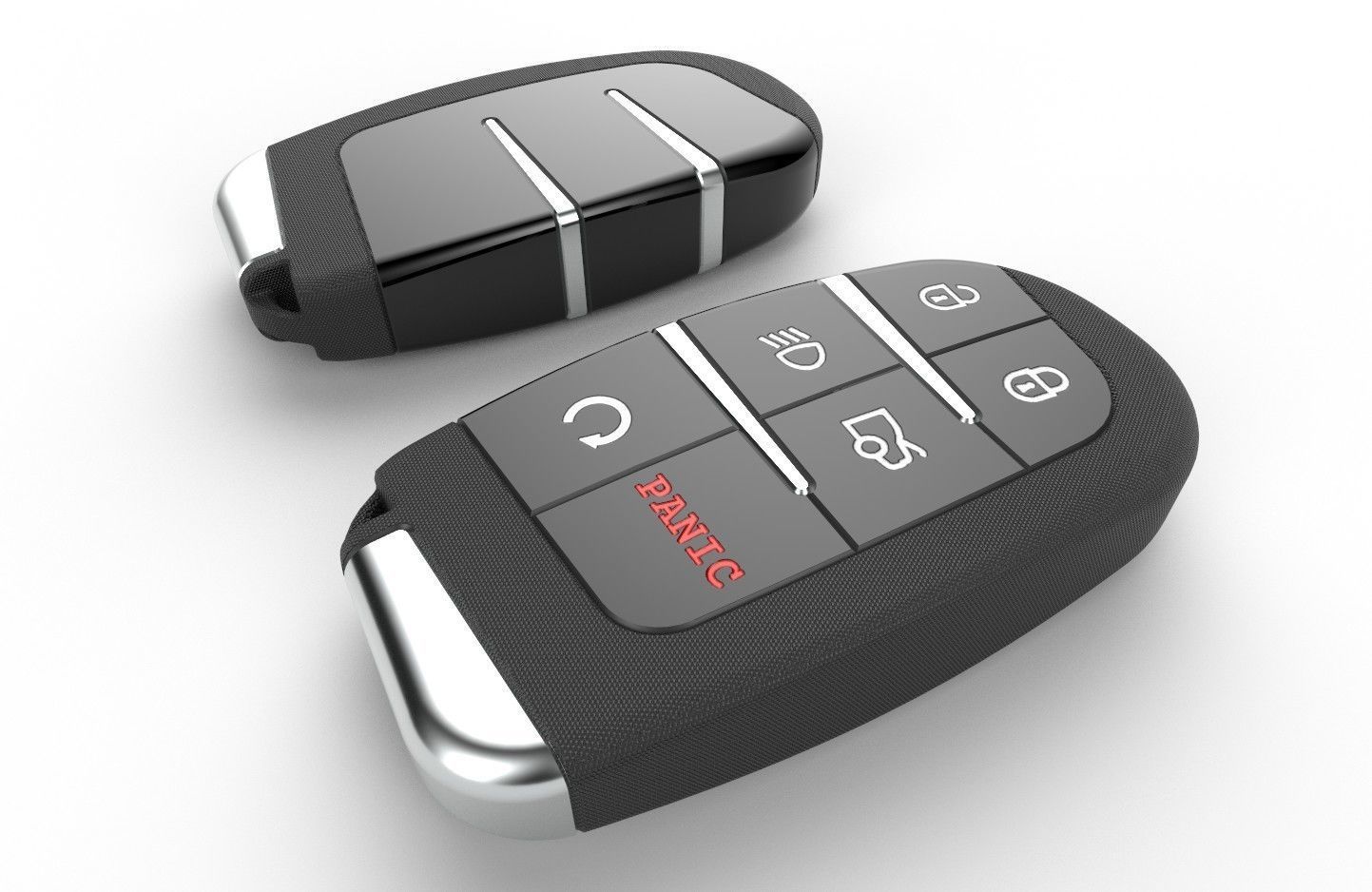 Car key Model 12 Low-poly 3D model_23
