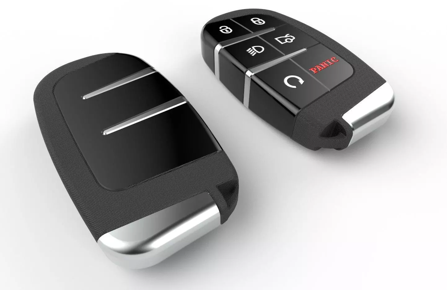 Car key Model 12 Low-poly 3D model_0