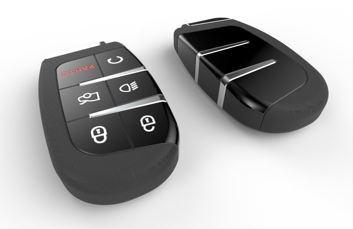 Car key Model 12 Low-poly 3D model_33