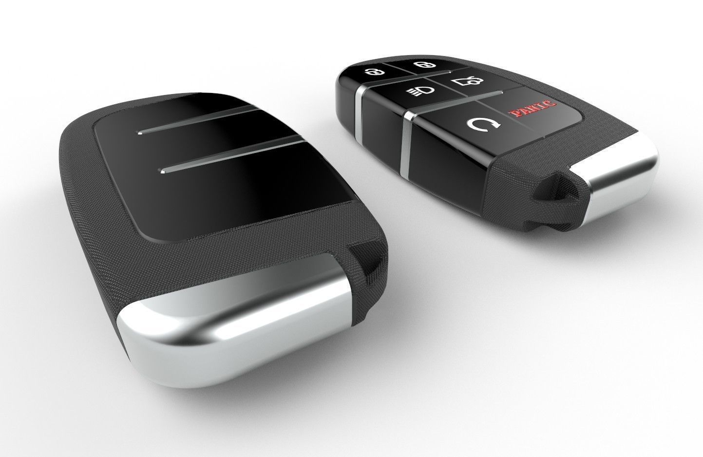 Car key Model 12 Low-poly 3D model_2