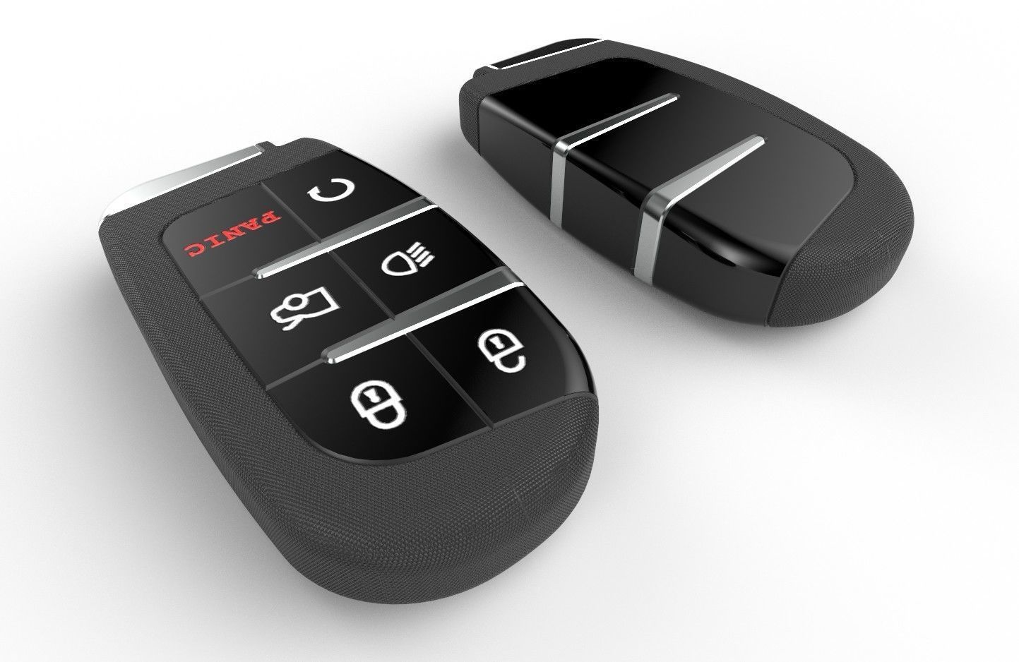 Car key Model 12 Low-poly 3D model_36