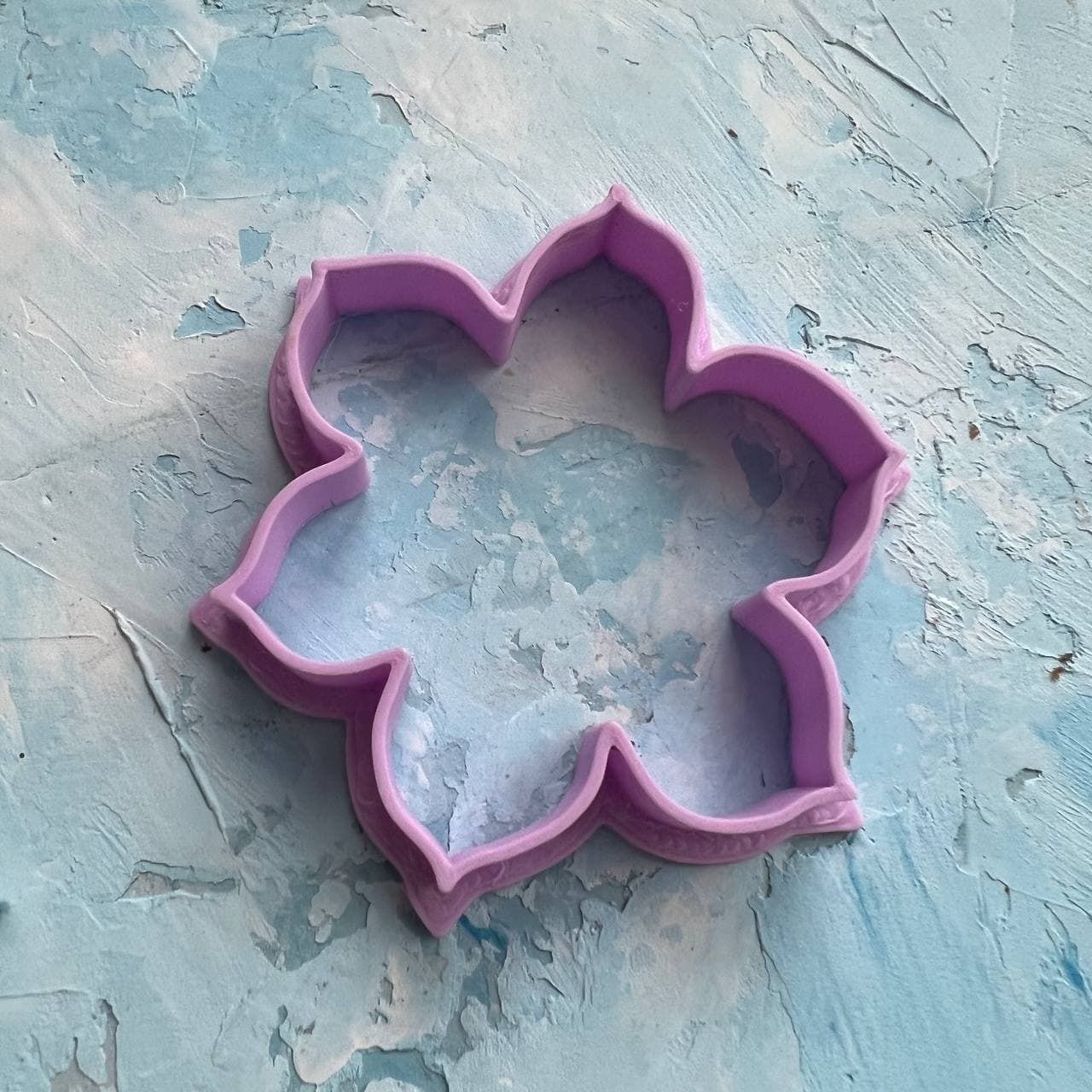 Flower Cookie Cutter  3D print model_3