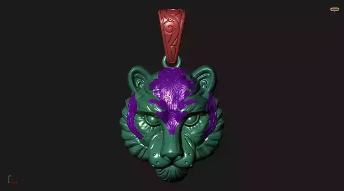 tiger  pendant 01