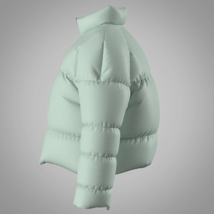 Puffer Jacket 3D model_3