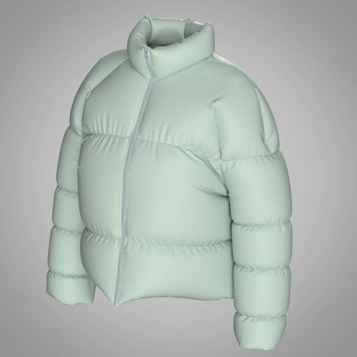 Puffer Jacket 3D model_4