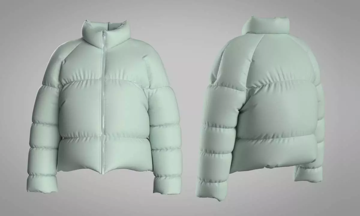Puffer Jacket 3D model_0