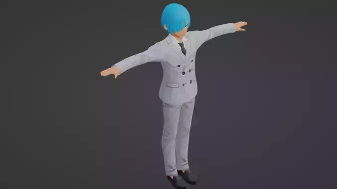 V - BTS anime character