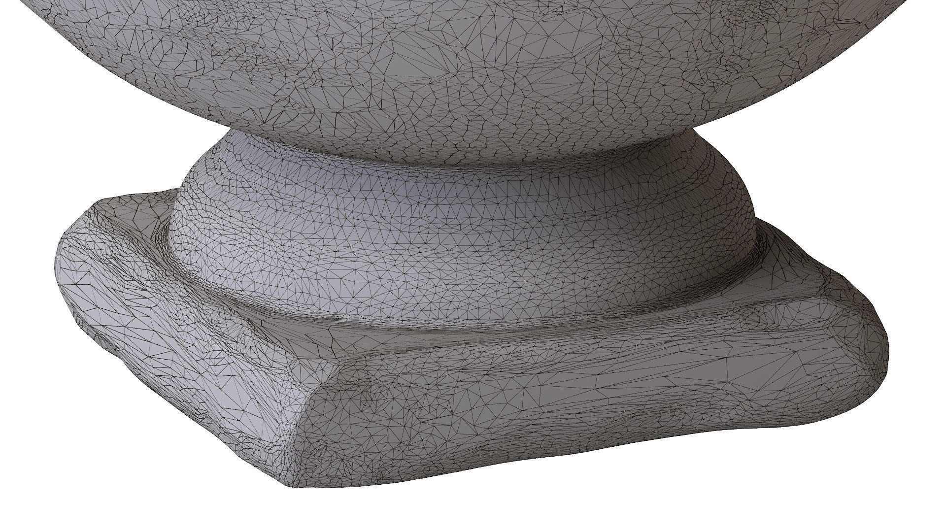 Hand Cast Hypertufa Centerpiece with Preserved Moss   3D model_18