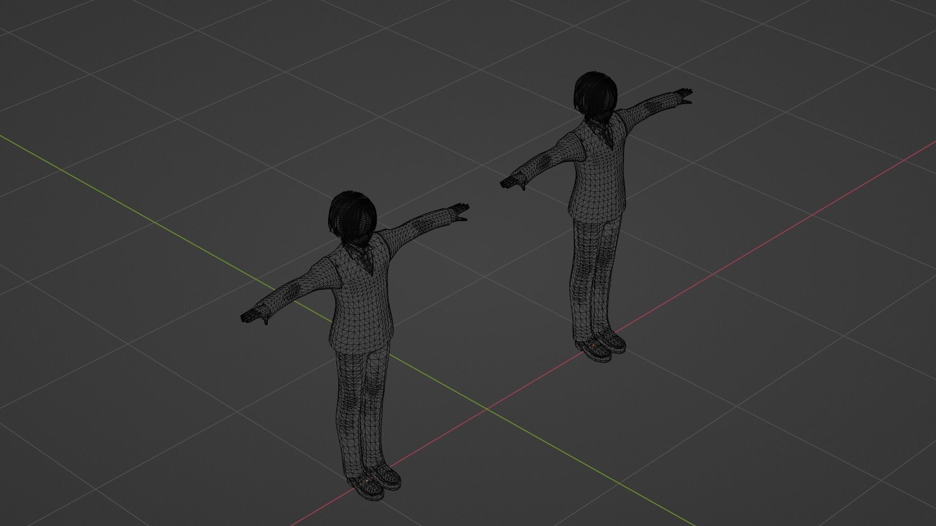 J-Hope - Jungkook - BTS Low-poly 3D model_9