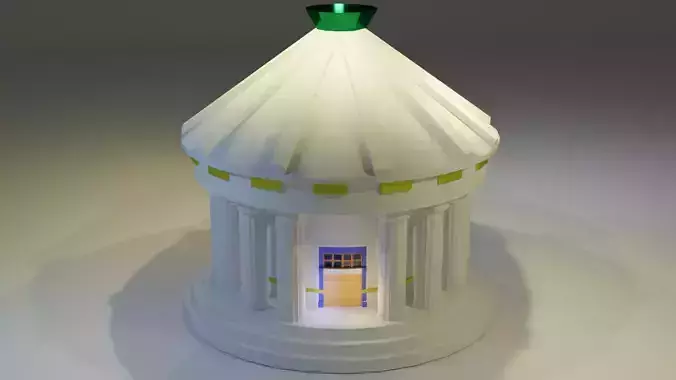  Roman house  Free low-poly 3D model