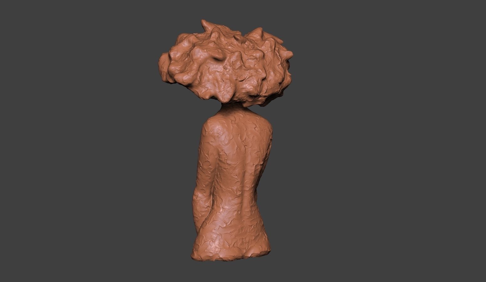 Clay Bust 3D print model_8
