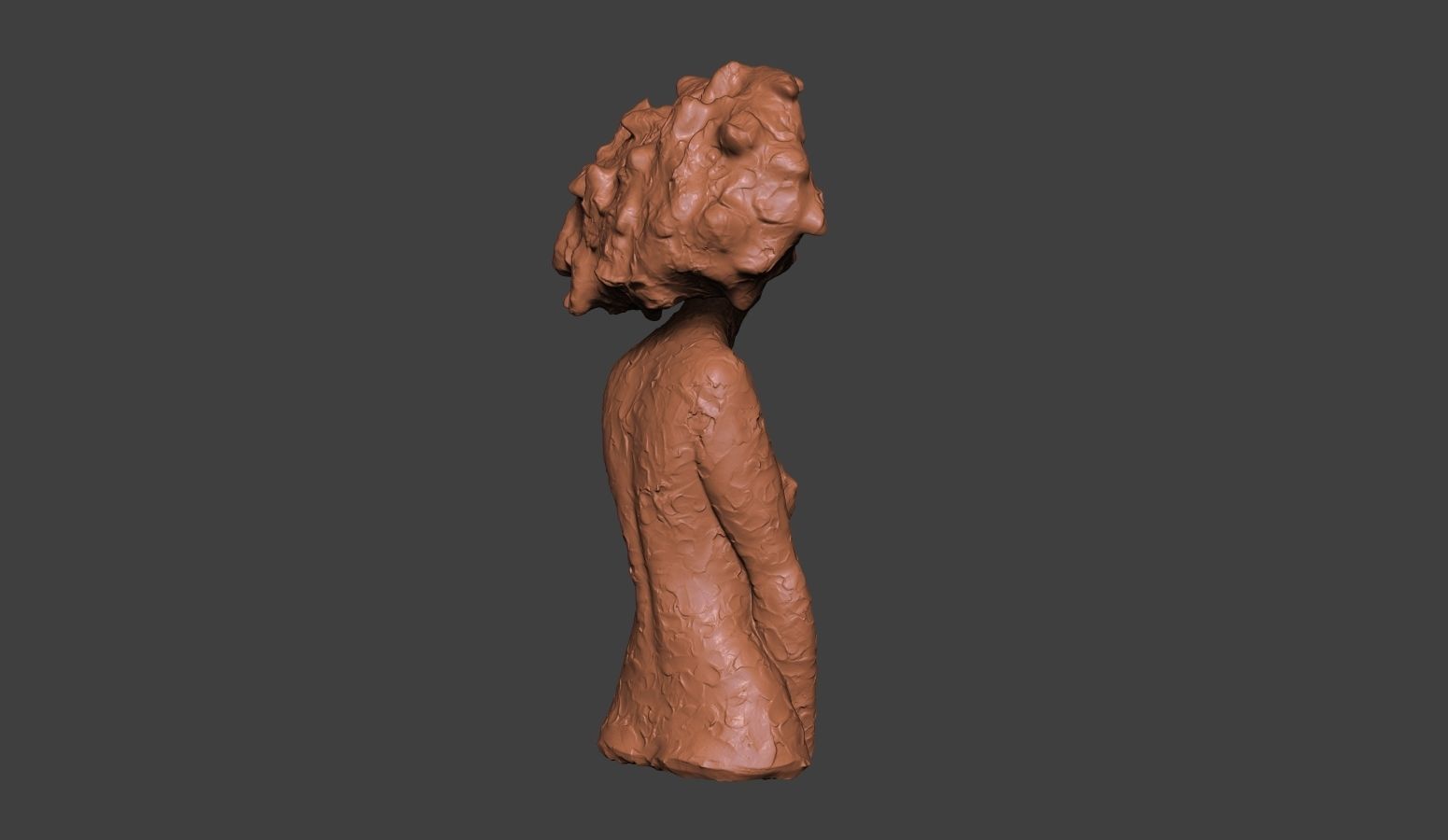 Clay Bust 3D print model_11