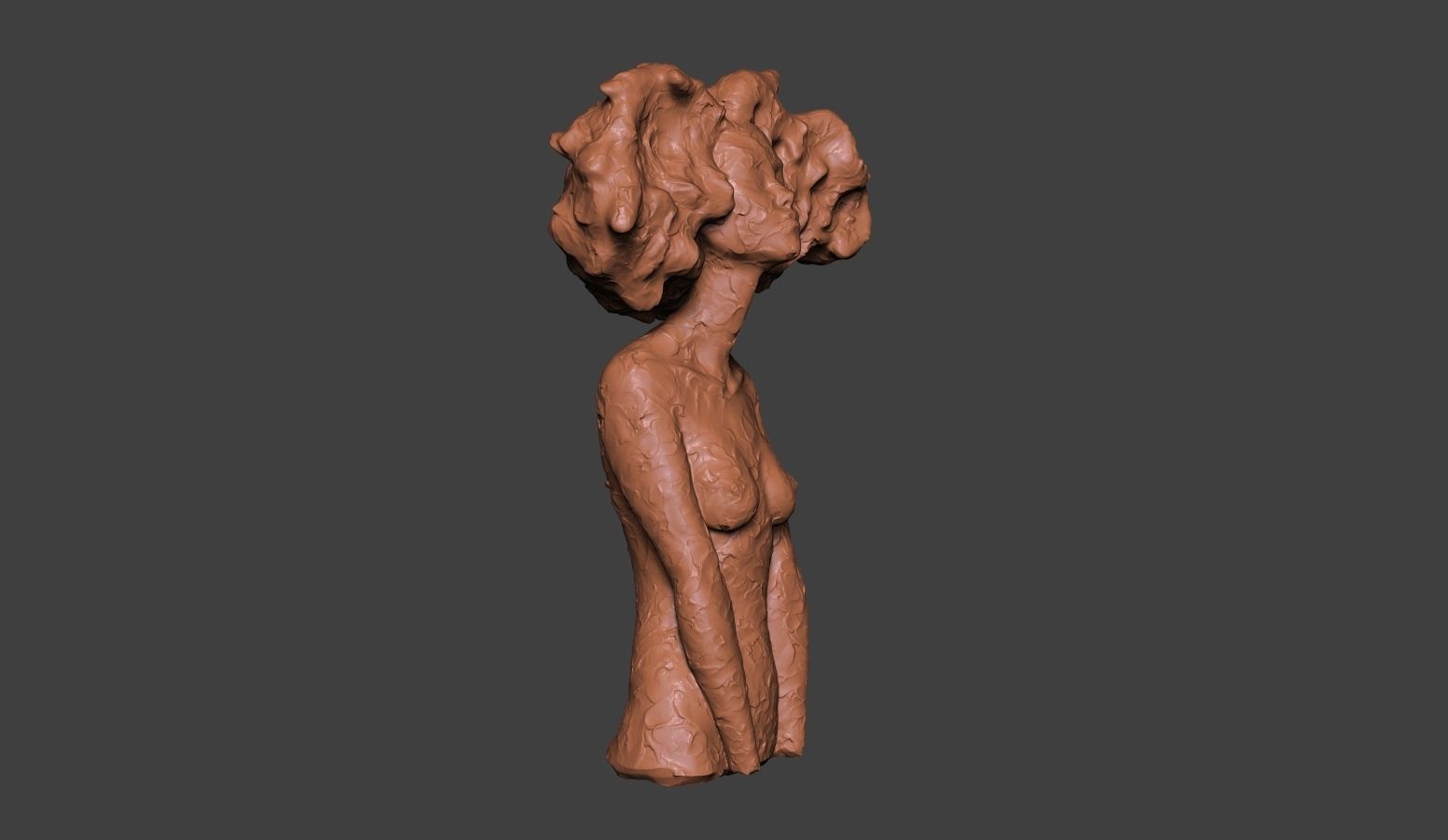 Clay Bust 3D print model_13