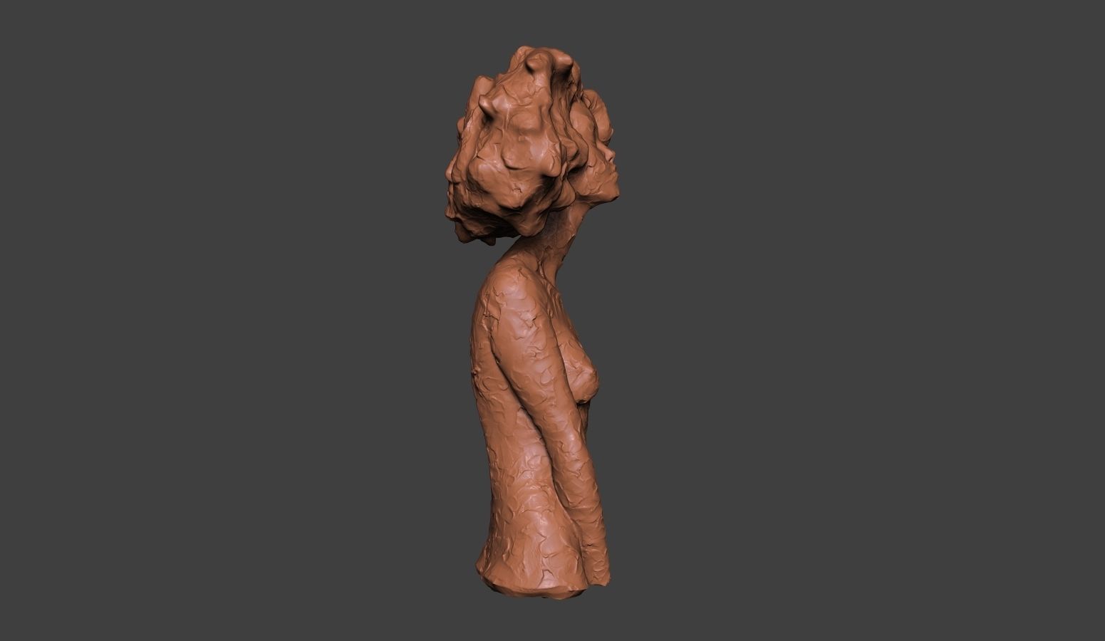 Clay Bust 3D print model_12