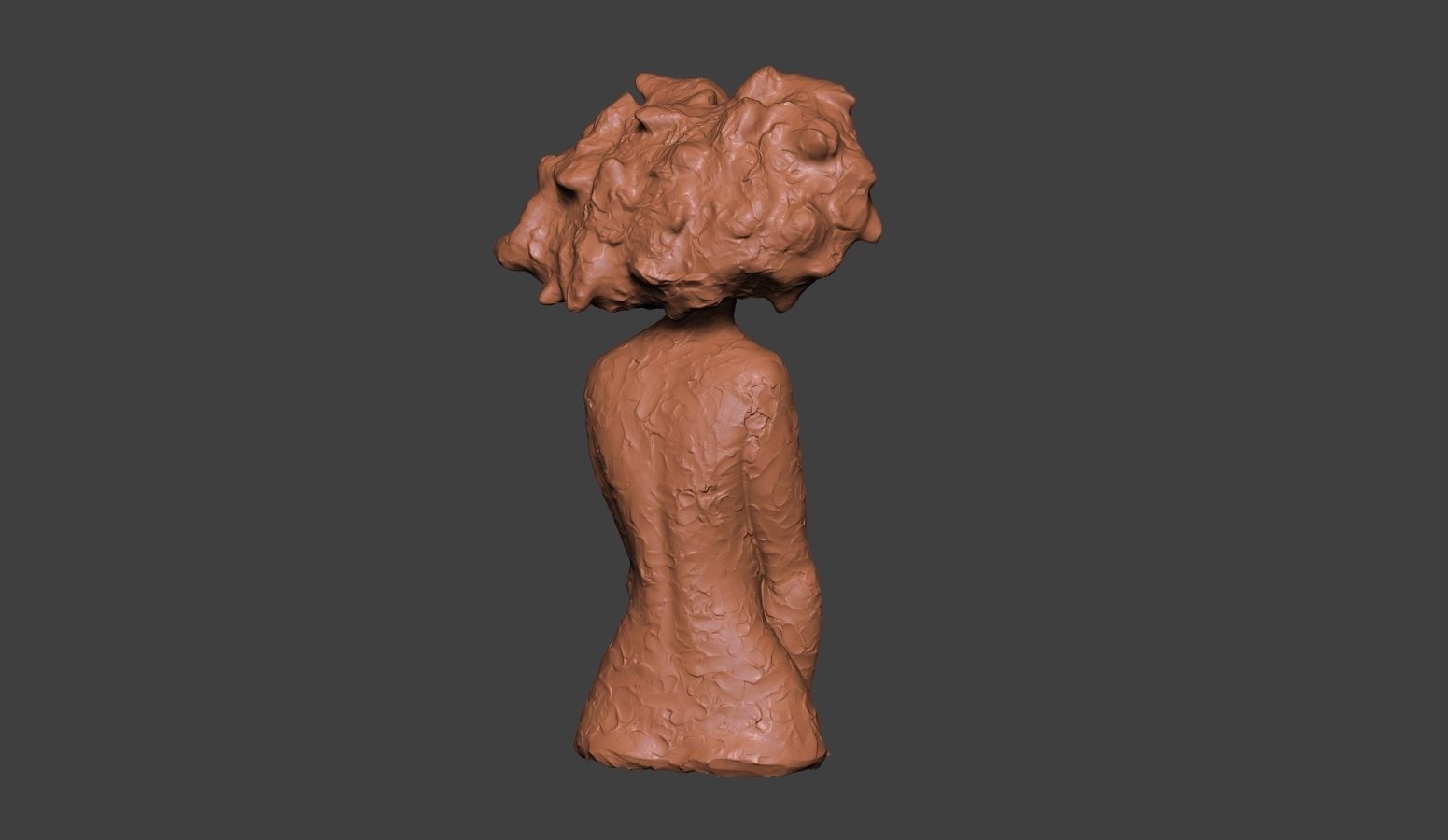 Clay Bust 3D print model_10