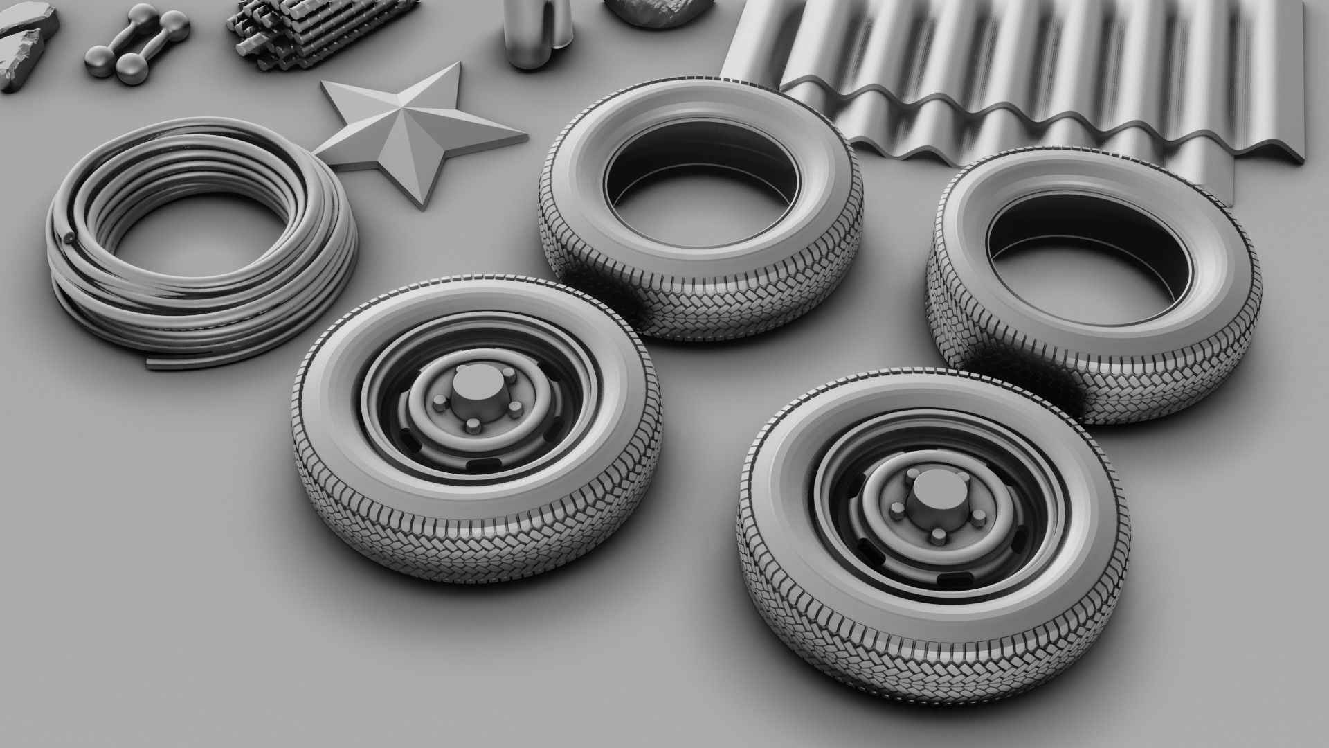 Soviet Warehouse Diorama Pack  3D print model_10