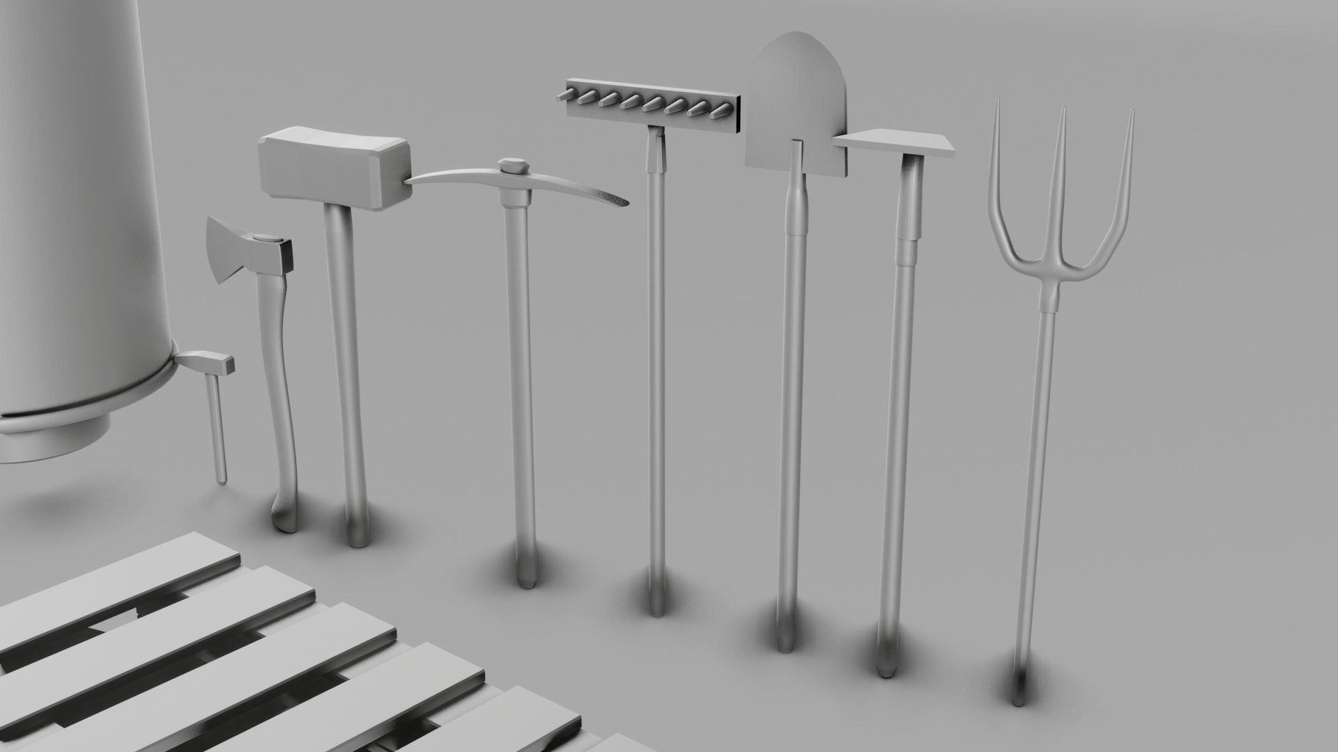 Soviet Warehouse Diorama Pack  3D print model_6