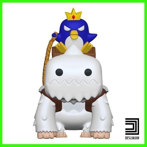 Kit Bundle Pack Yeti Penguin Rider Maple Story Funko Pop 3D print model_1