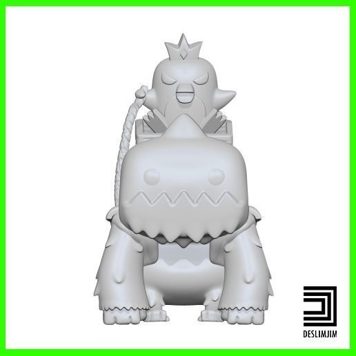 Kit Bundle Pack Yeti Penguin Rider Maple Story Funko Pop 3D print model_4