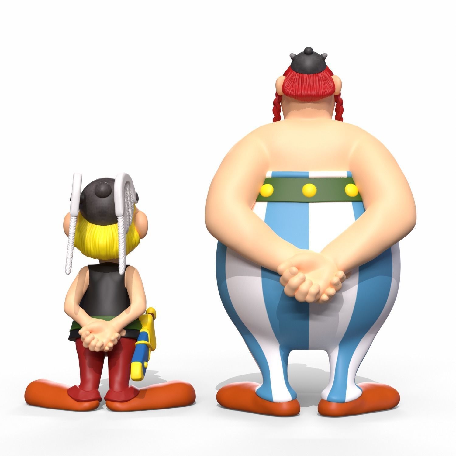 Asterix and Obelix  3D print model_8