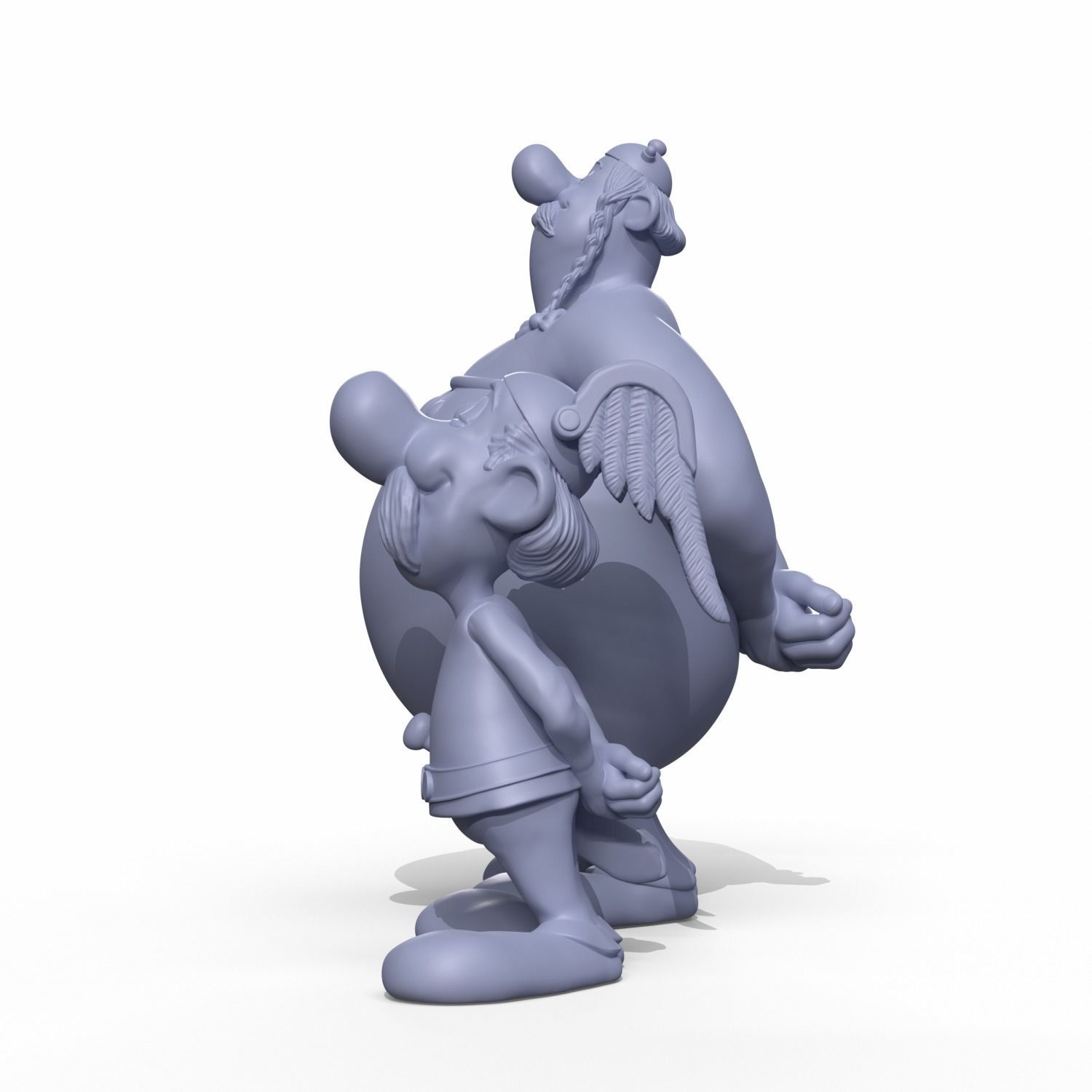 Asterix and Obelix  3D print model_18