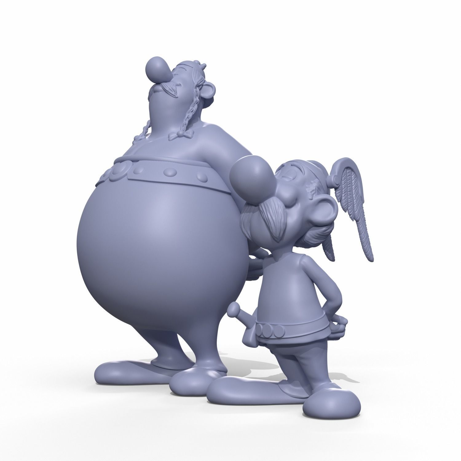 Asterix and Obelix  3D print model_19